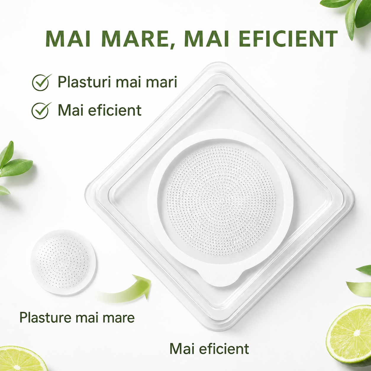 🧑‍⚕️ Plasture nano cu microace 10-în-1 pentru susținerea metabolismului cu Moringa × Berberină × AMPK 🇷🇴